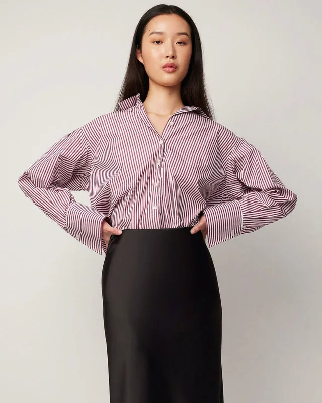 Isabel Shirt Trendy Button-Front Short Sleeve