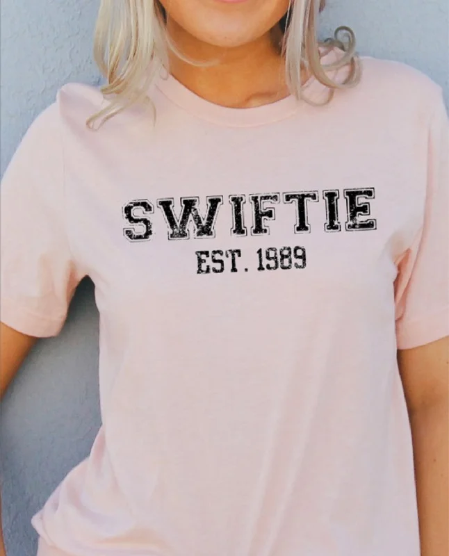 Swiftie Est. 1989 Shirt Modern Casual Short Sleeve