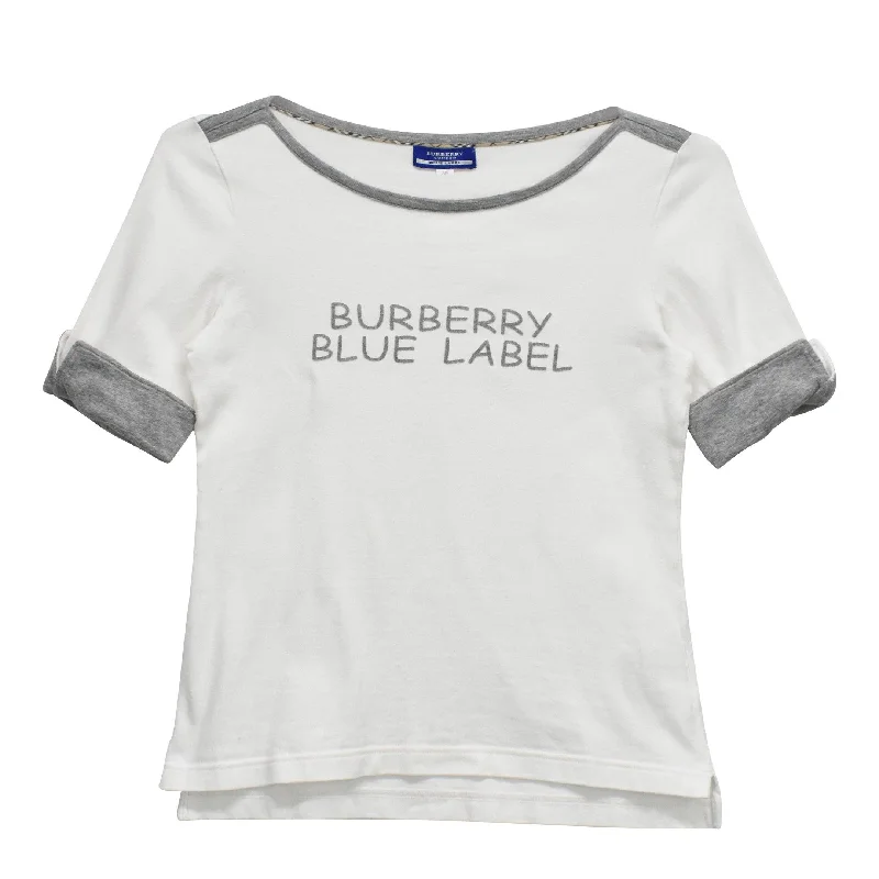 Burberry Blue Label T-Shirt - Women's 38 Fashionable Trendy Casual