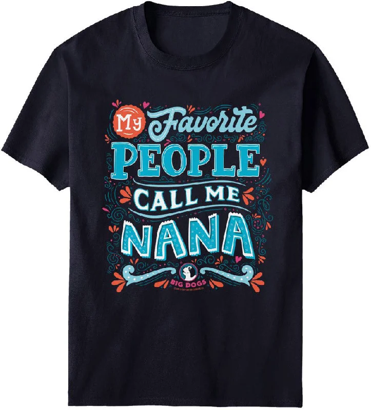 Call Me Nana T-Shirt Polka Dot Checkered Tartan