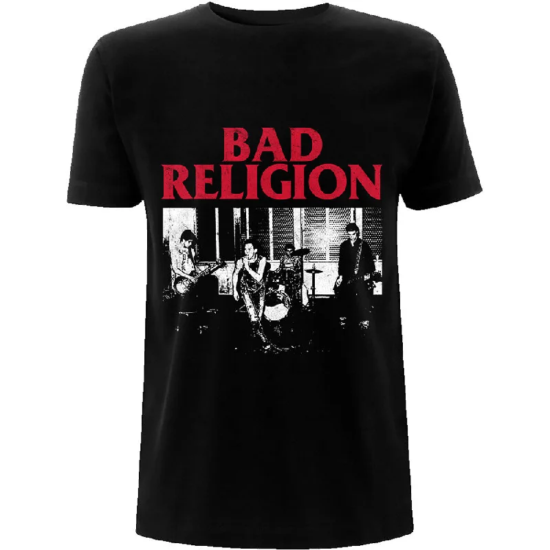 Bad Religion | Official Band T-Shirt | Live 1980 Zippered Buttoned Snapped