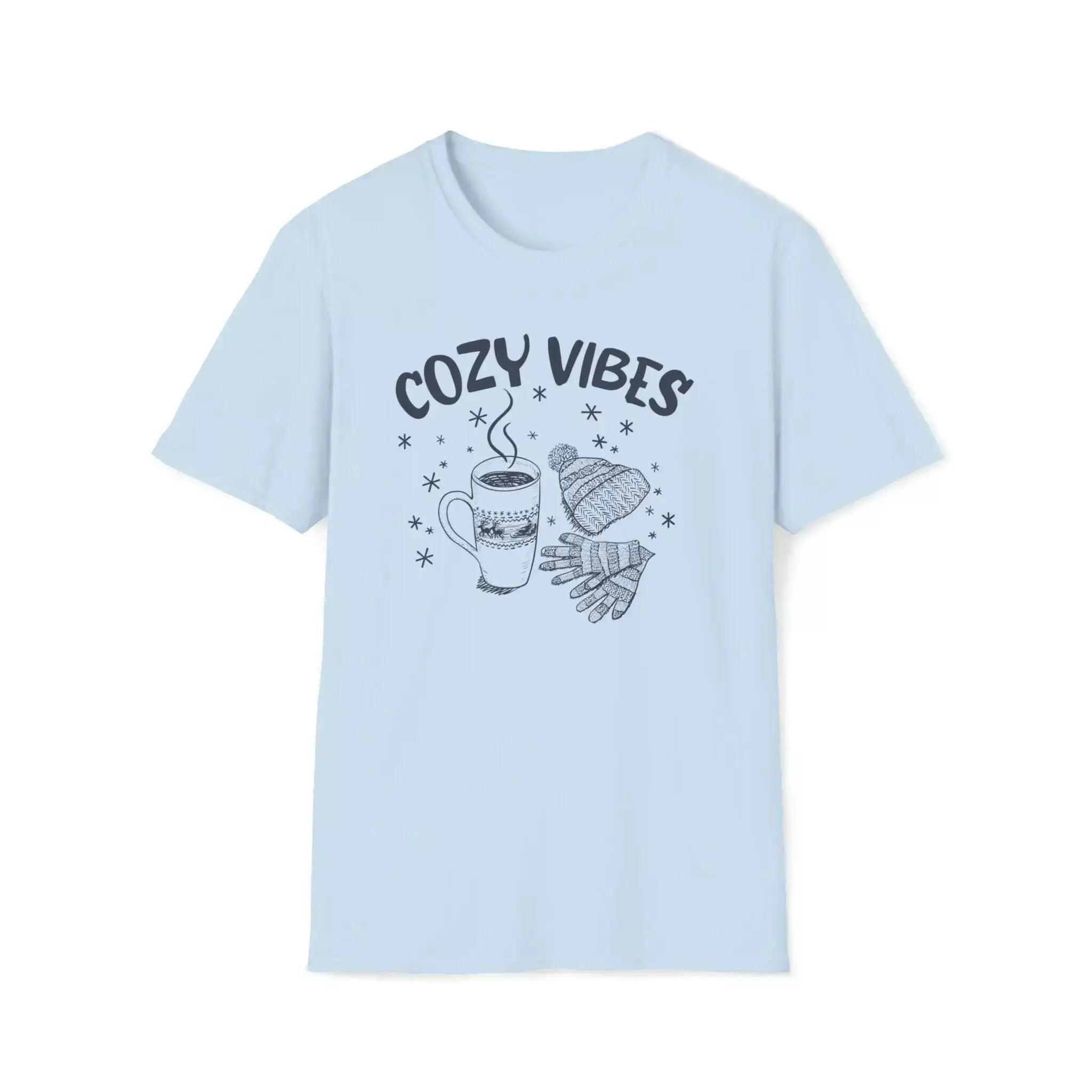 Cozy Vibes T-shirt Hooded Caped Shawl Collar