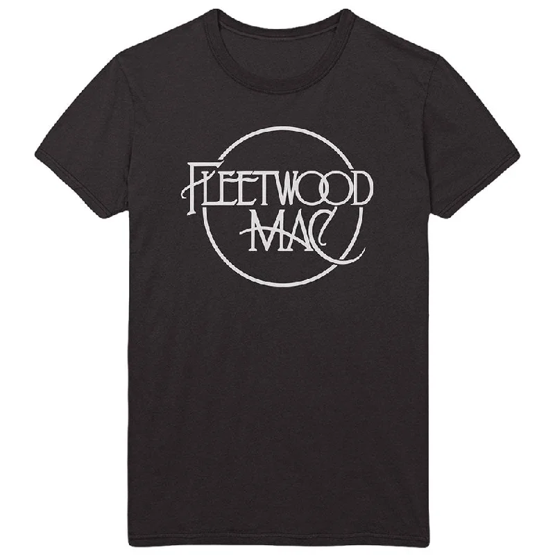 Fleetwood Mac T-Shirt: Classic Logo Hooded Caped Shawl Collar