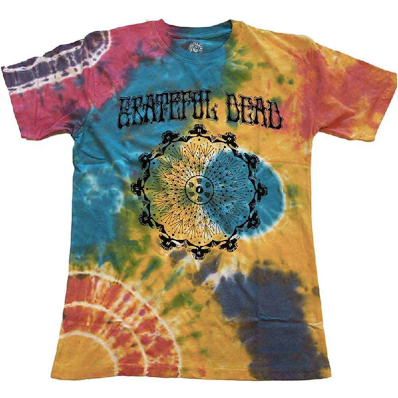 Grateful Dead | Official Band T-shirt | May '77 Vintage (Dip-Dye) Sequined Glittery Shiny