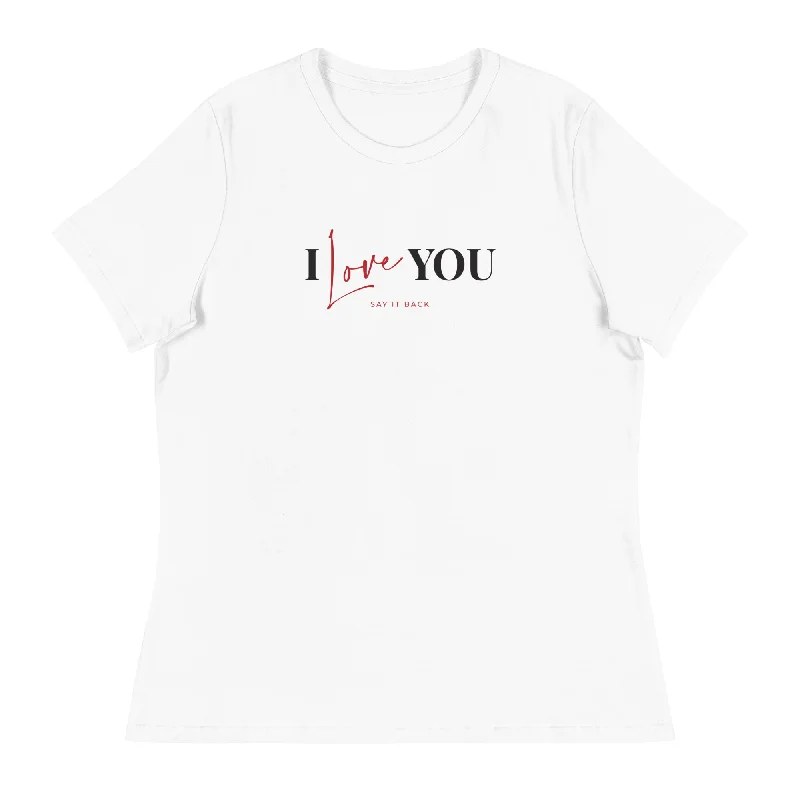 I Love You Women's Tee Elegant Classic Vintage