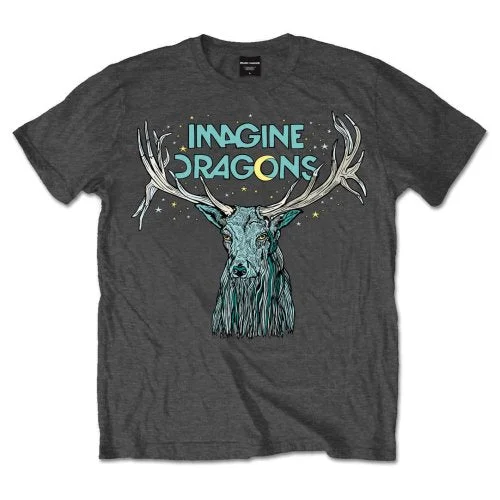 Imagine Dragons | Official Band T-shirt | Elk in Stars Fleece Nylon Spandex