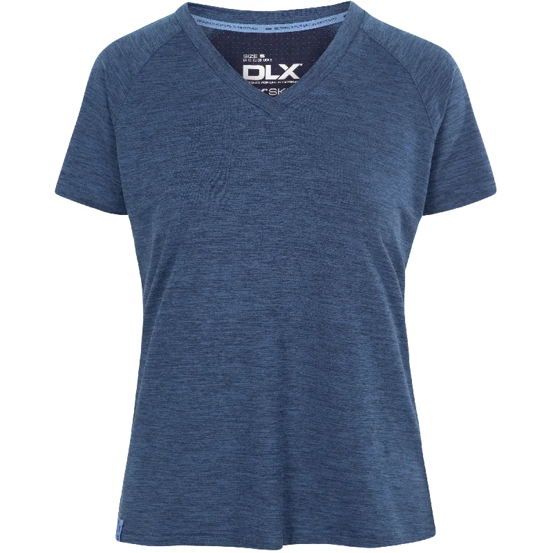 Judith Women's DLX T-Shirt in Navy Marl Casual Formal Business