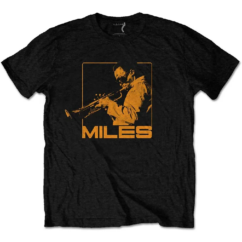 Miles Davis | Official Band T-shirt | Blowin' Asymmetrical Pockets Print