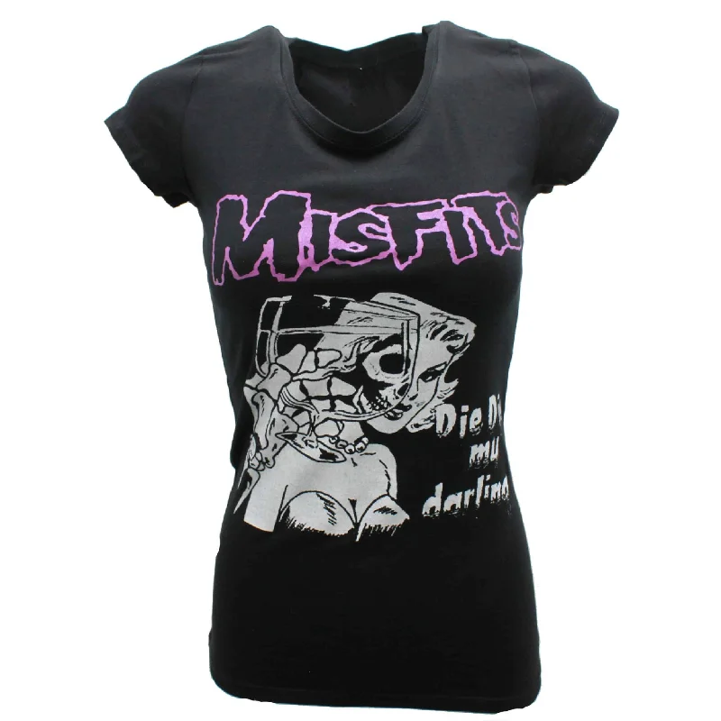 Misfits Die Die My Darling Womens Tee Casual Formal Business