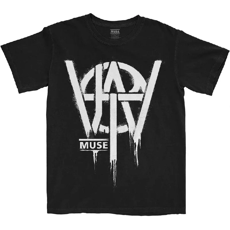 Muse | Official Band T-shirt | Will of the People Stencil Houndstooth Herringbone Solid