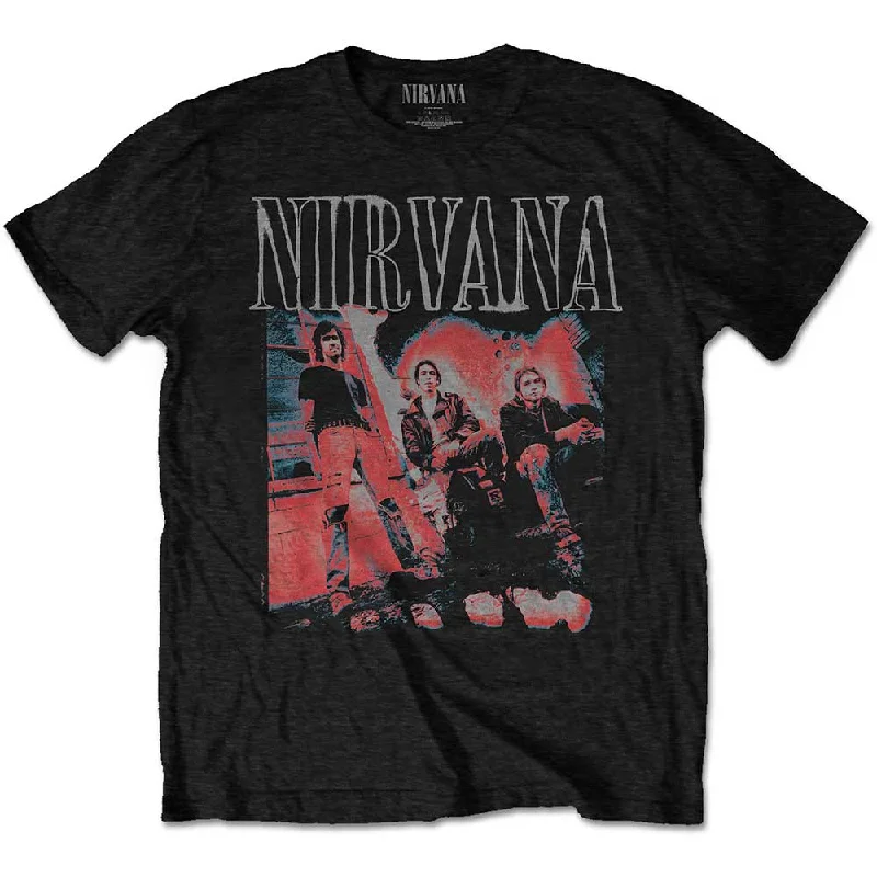 Nirvana | Official Band T-shirt | Kris Standing Chenille Blend Fleece Blend Nylon Blend