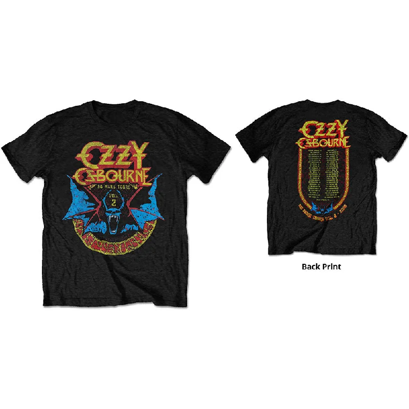 Ozzy Osbourne | Official Band T-Shirt | Bat Circle (LIMITED EDITION - COLLECTORS ITEM) Boxy Fit Fitted Loose