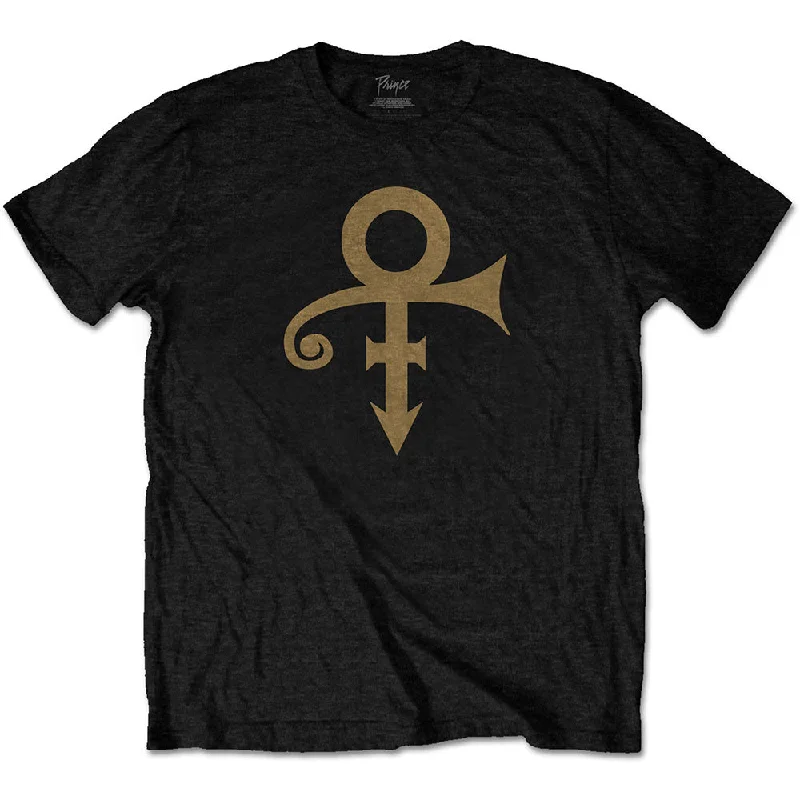 Prince | Official Band T-Shirt | Symbol Houndstooth Herringbone Solid