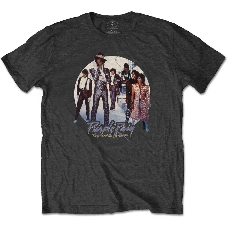 Prince | Official Band T-shirt | Purple Rain Circle Casual Formal Business