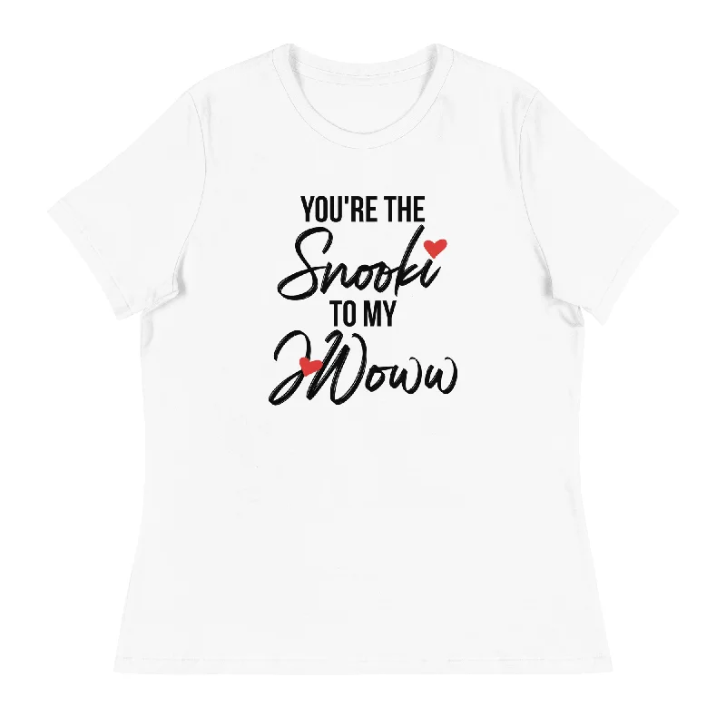 Snooki To My JWoww Womens Tee Machine Wash Dry Clean Hand Wash