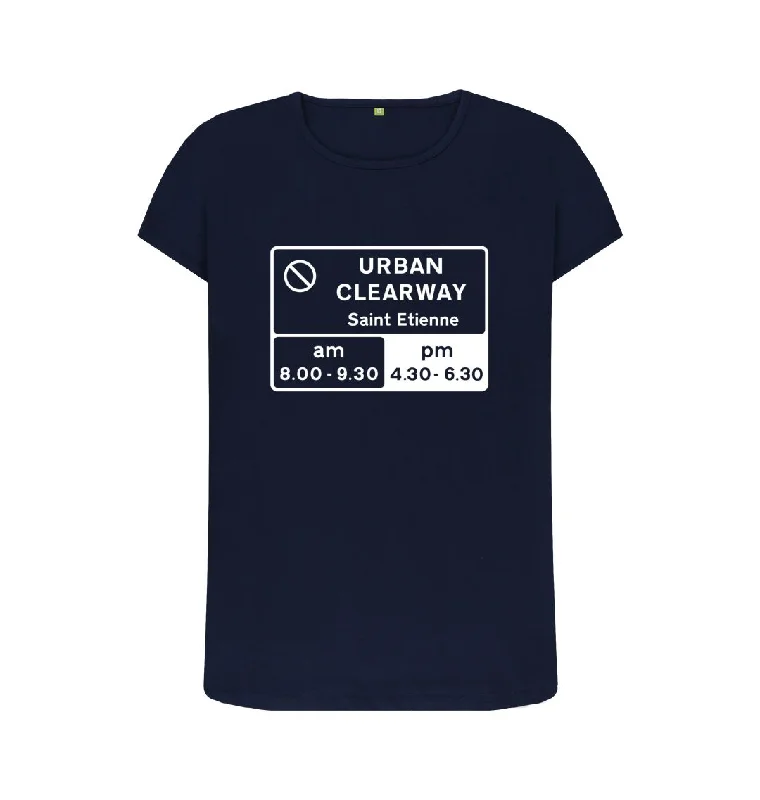 Urban Clearway crew neck t-shirt Rayon Velvet Corduroy