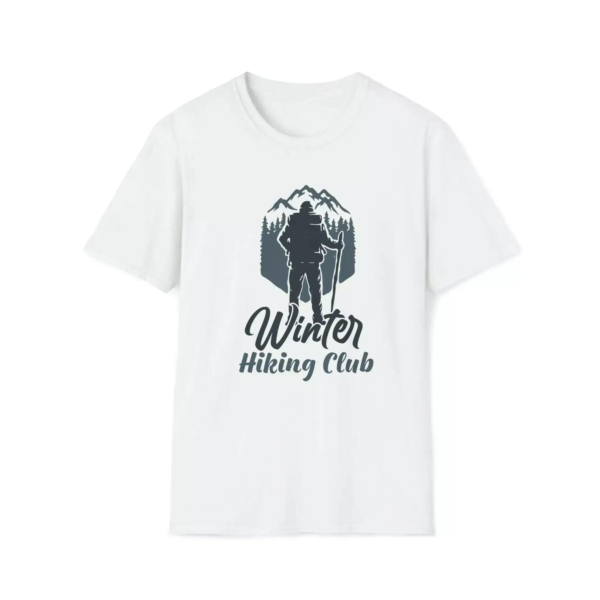 Winter Hiking Club Graphic T-shirt Seamless Knitted Crochet