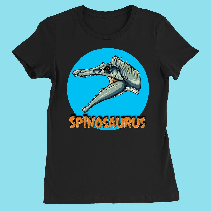 Women Spinosaurus Head T-Shirt Graphic T-Shirt Round Neck Polyester