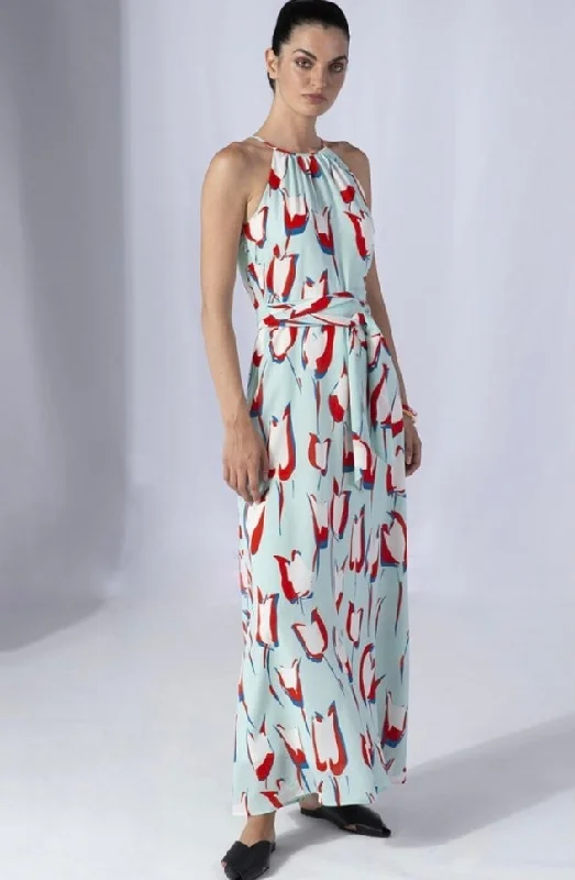 "Tulip Demi" Maxi Dress Fashionable Off-Shoulder Maxi Dress