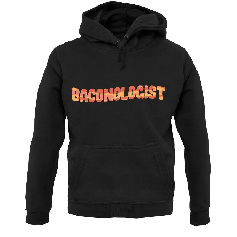 Baconologist Unisex Hoodie Hoodie with Belted Waist Structured Tailored