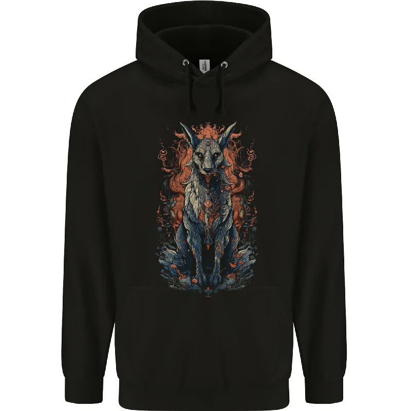 Bastet Egyptian God Fantasy Mens 80% Cotton Hoodie Hoodie with Crew Neck Simple Timeless