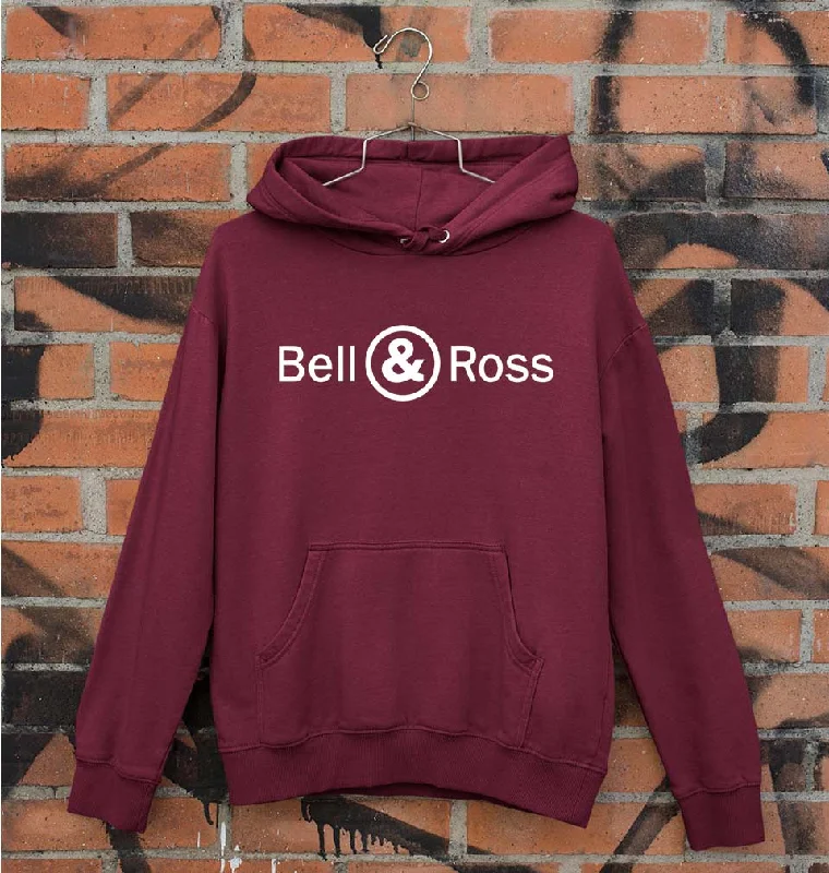 Bell & Ross Unisex Hoodie for Men/Women Hoodie with Hem Raw Edge Edgy Unfinished