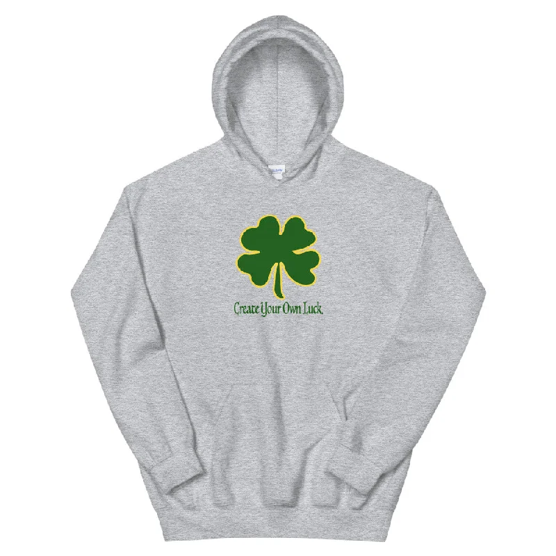 Create Your Own Luck | Unisex Hoodie Hoodie with Hem Contrast Bold Stylish