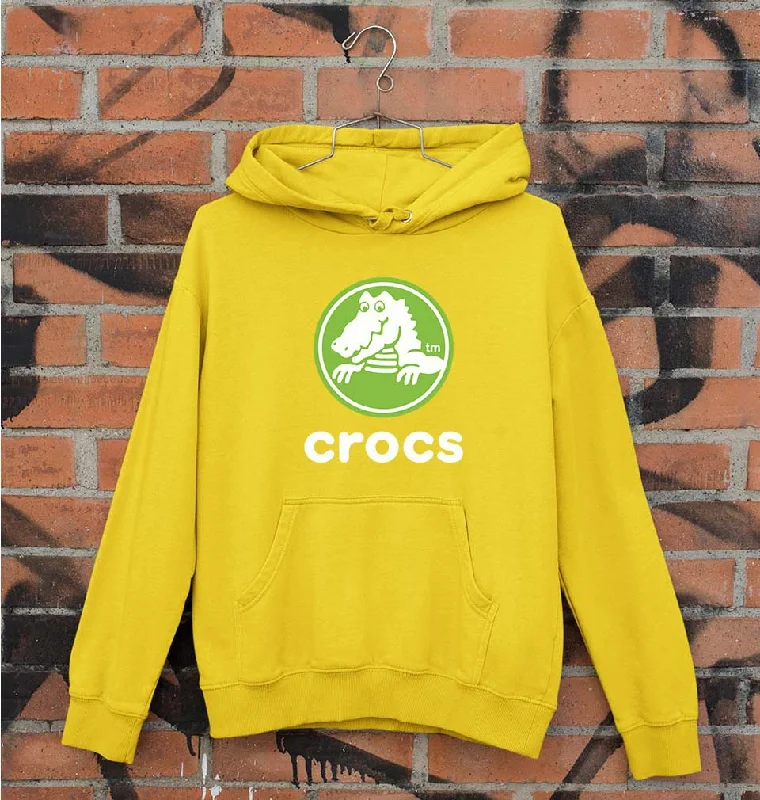 Crocs Unisex Hoodie for Men/Women Hoodie with Rolled Sleeves Casual Relaxed