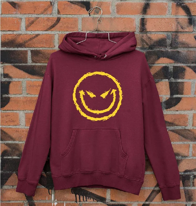 Evil Smile Emoji Unisex Hoodie for Men/Women Hoodie Jacket Zipper Layering