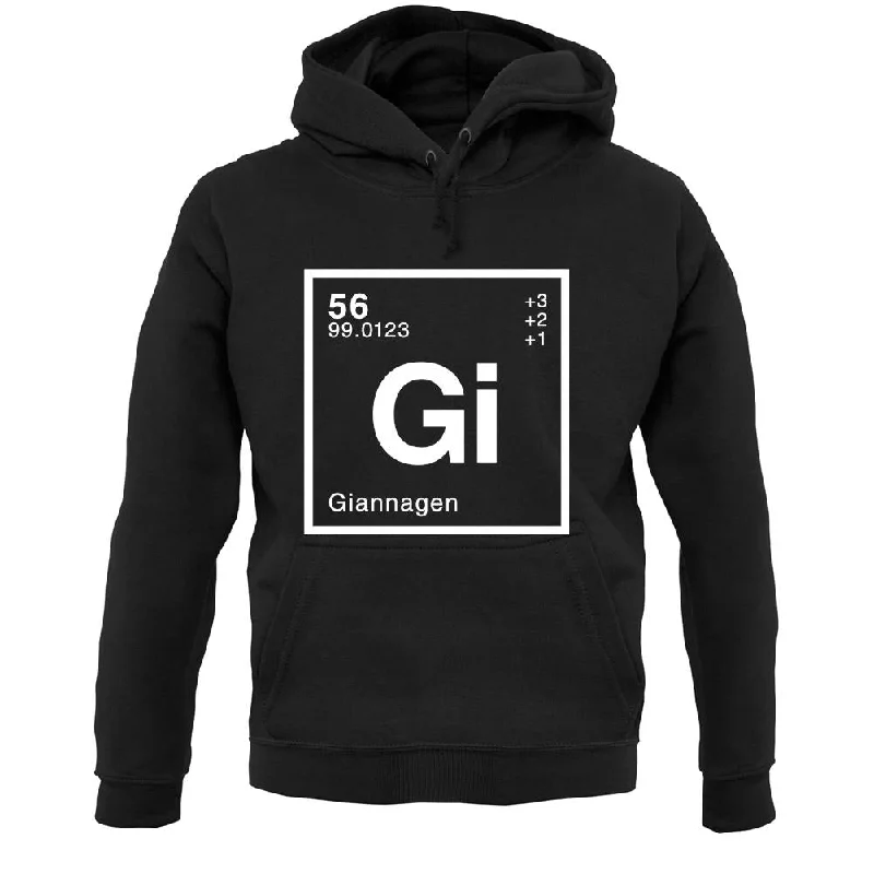 Gianna - Periodic Element Unisex Hoodie Hoodie with Pastel Soft Subtle