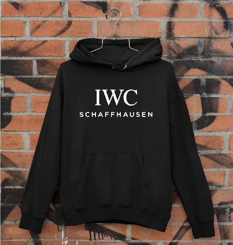 IWC Unisex Hoodie for Men/Women Hoodie with Distressed Vintage Worn