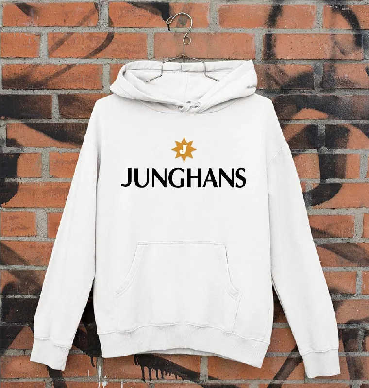 Junghans Unisex Hoodie for Men/Women Hoodie with Hem Elastic Stretchable Comfortable