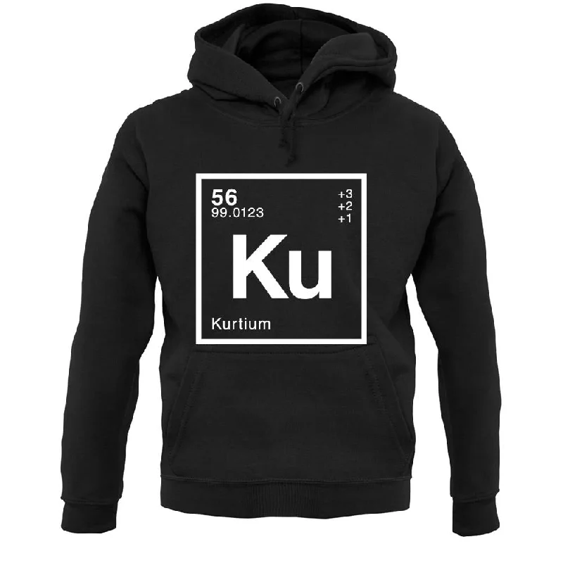 Kurt - Periodic Element Unisex Hoodie Hoodie with Stripes Bold Sporty