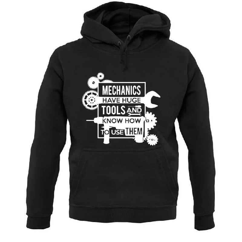 Mechanics Have Huge Tools Unisex Hoodie Hoodie with Lining Warm Insulated