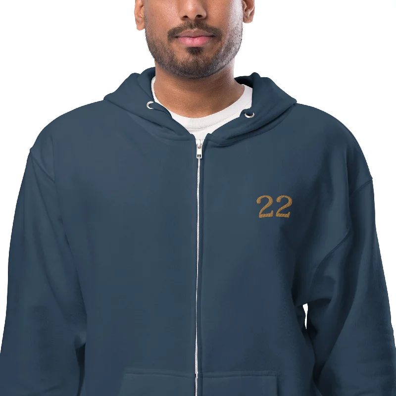 Summer 22 | Unisex fleece zip up hoodie Hoodie with Print Artistic Unique