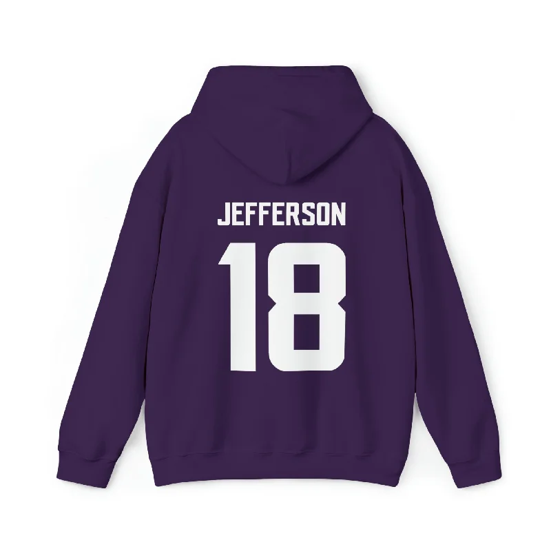 Unisex Heavy Blend™ Hoodie - Jersey #18 Oversized Hoodie Comfort Casual