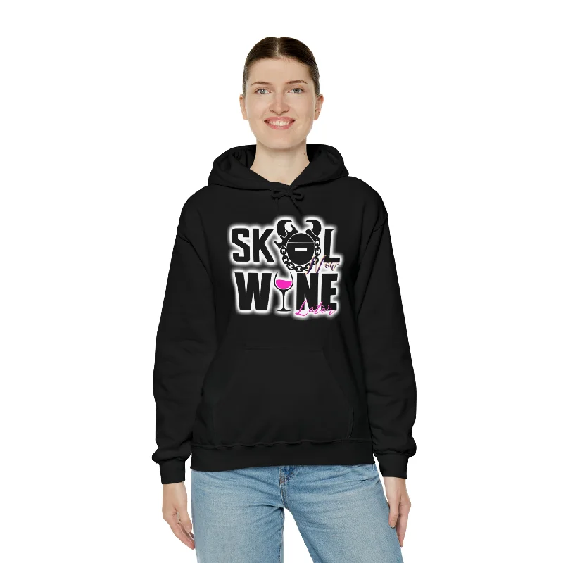 Unisex Heavy Blend™ Hoodie - WINE later Hoodie with Batwing Sleeves Loose Dramatic