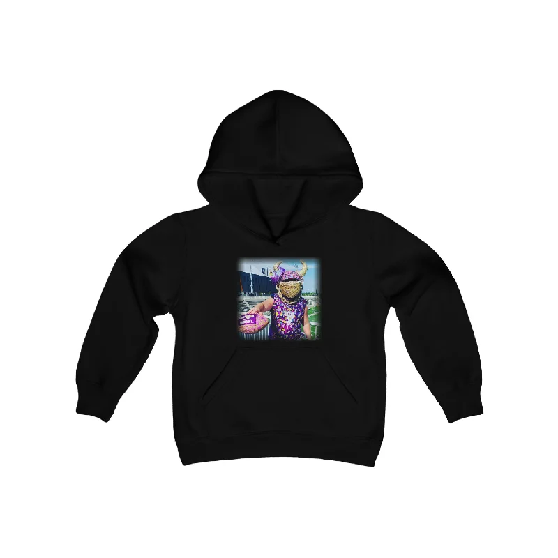 Youth Heavy Blend Hoodie - FANtastic - to da BOWL Hoodie with Set-In Sleeves Structured Classic