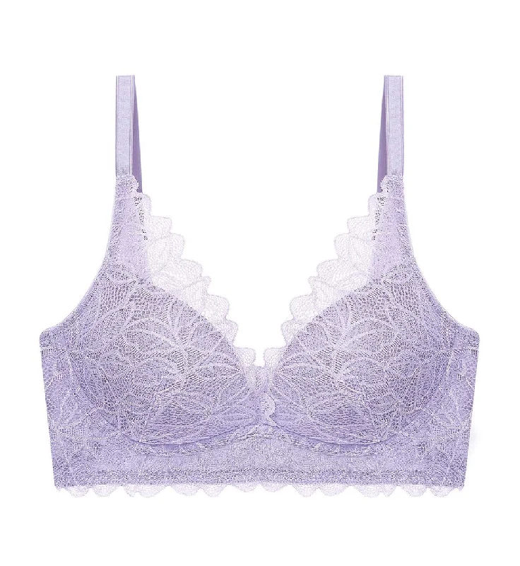 Aqua Organic Non-Wired Push Up Bra Stylish Lace Bralette