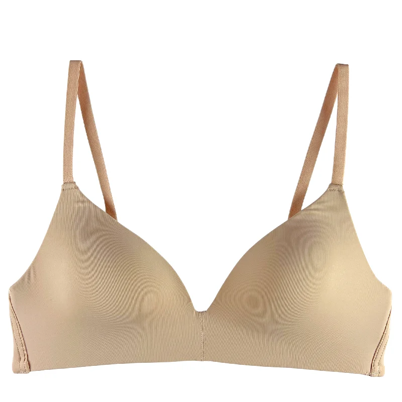 Blush No-Show Lightly Lined Wireless Bra Seamless Fit Bra