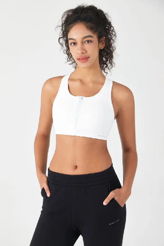 HiTense™ Front Zip Sports Bra Chic Lace Underwear