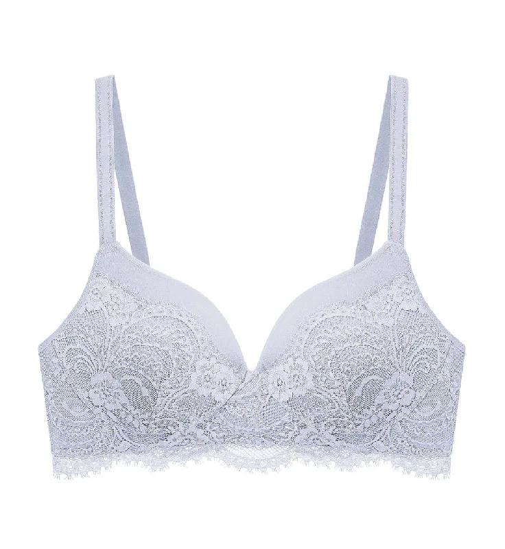 Love Lace Non Wired Padded Bra Lacy Underwire Bra