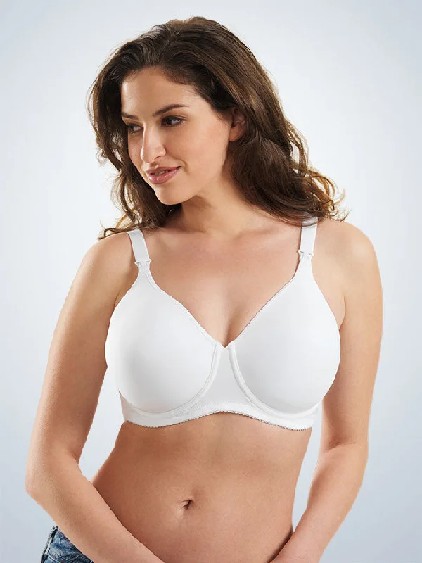 Contoured Seamless Underwire Nursing Bra Lace Back Bra