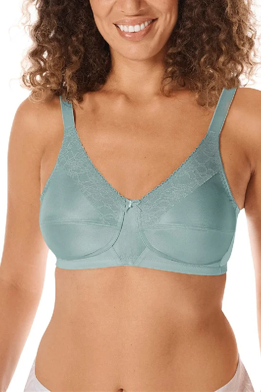 Nancy Non-Wired Bra - dark mint #44907 Daily Comfort Bra