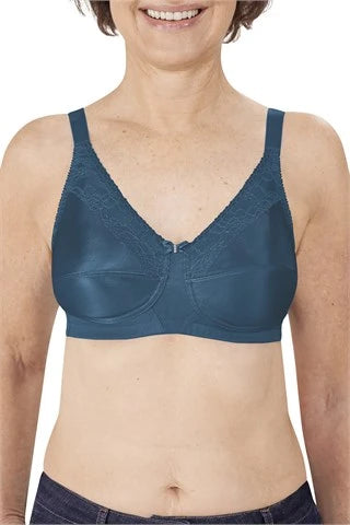 Nancy Non-wired Bra Dark Teal - #44882 Sexy Underwire Bra