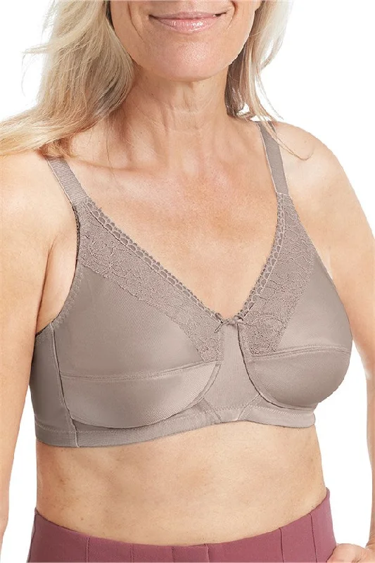 Nancy Non-Wired Bra - Taupe #44752 Feminine Lace Bra