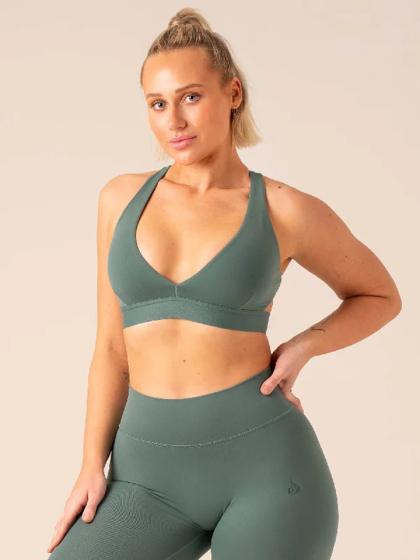 Prime Sports Bra - Emerald Minimalist Wireless Bra