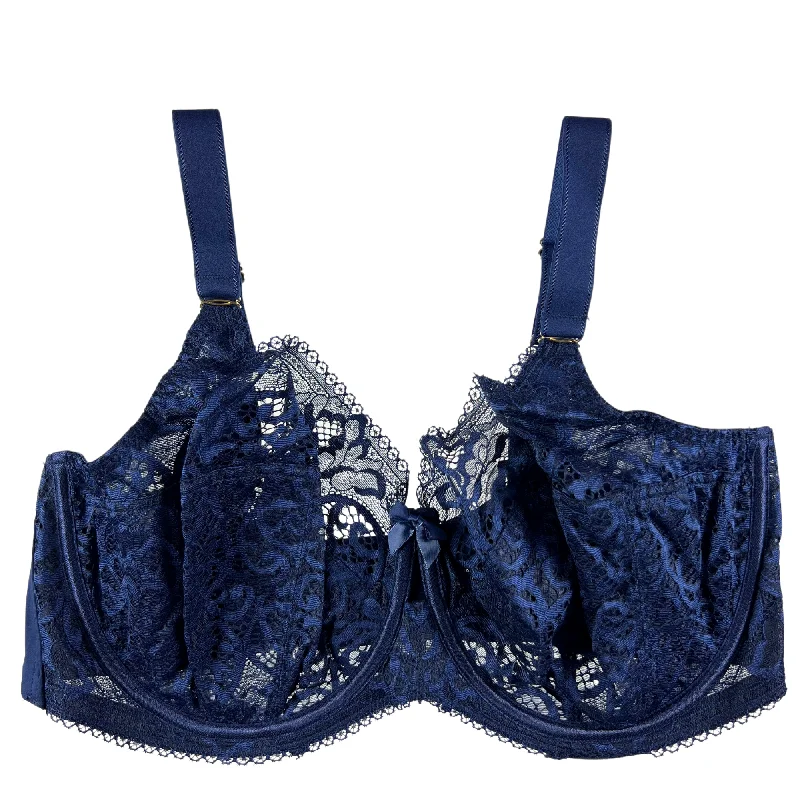 Sculptresse Estel Full Cup Bra - Navy Simple Wireless Bra