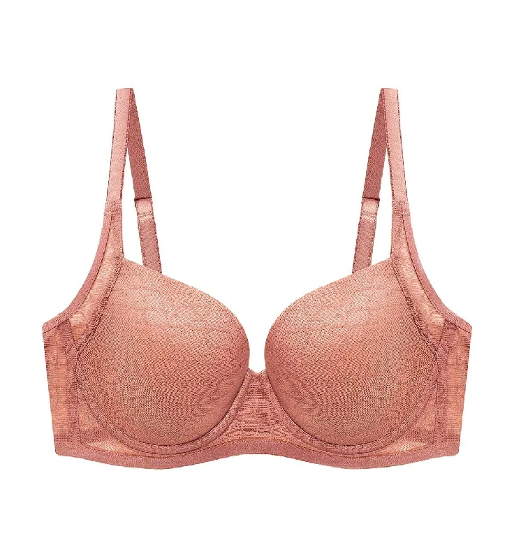 SIGNATURE SHEER WIRED PADDED BRA High Support Bra