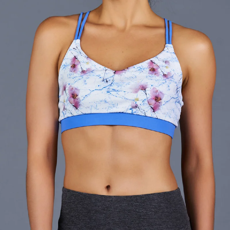 Spring Marble Bra Top Minimalist Wireless Bra